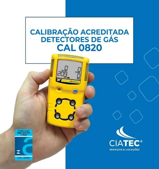 Calibração Acreditada RBC em Detectores de Gases